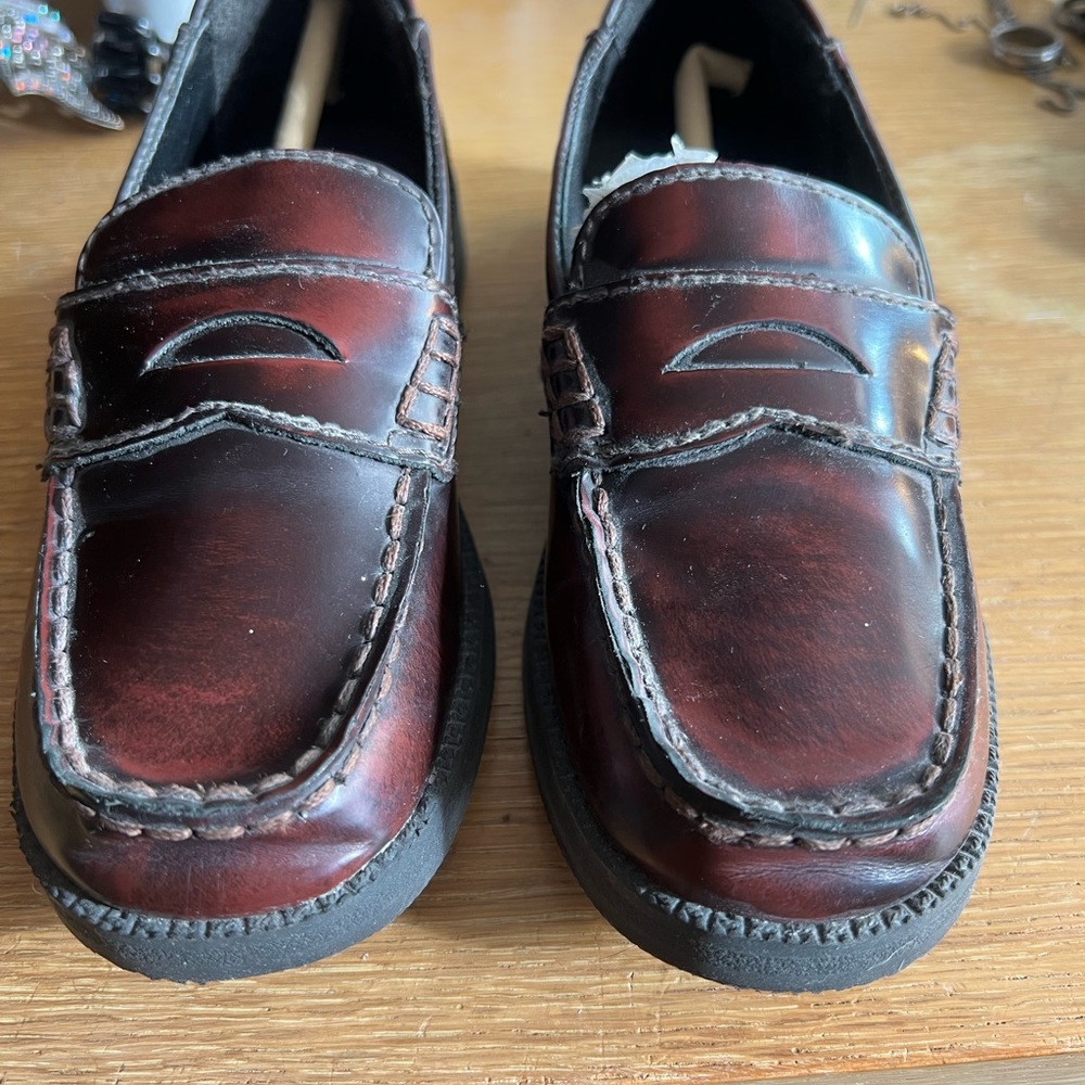 Boys leather dress shoes